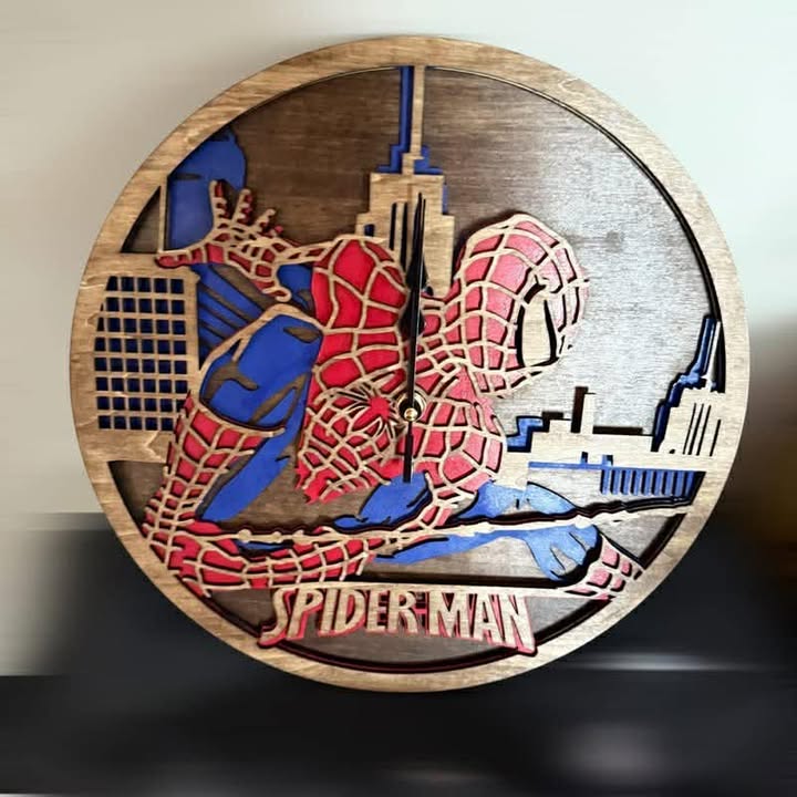 Spiderman Clock