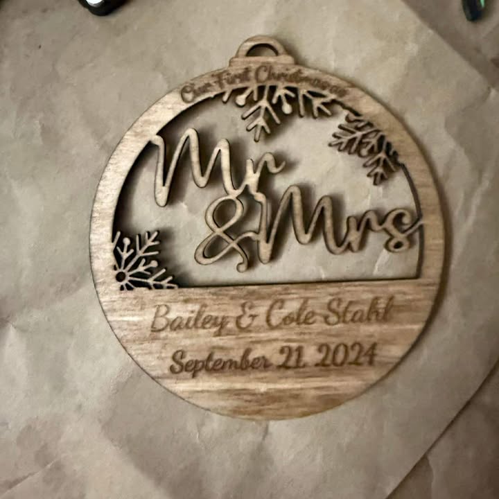 Personalized Mr & Mrs