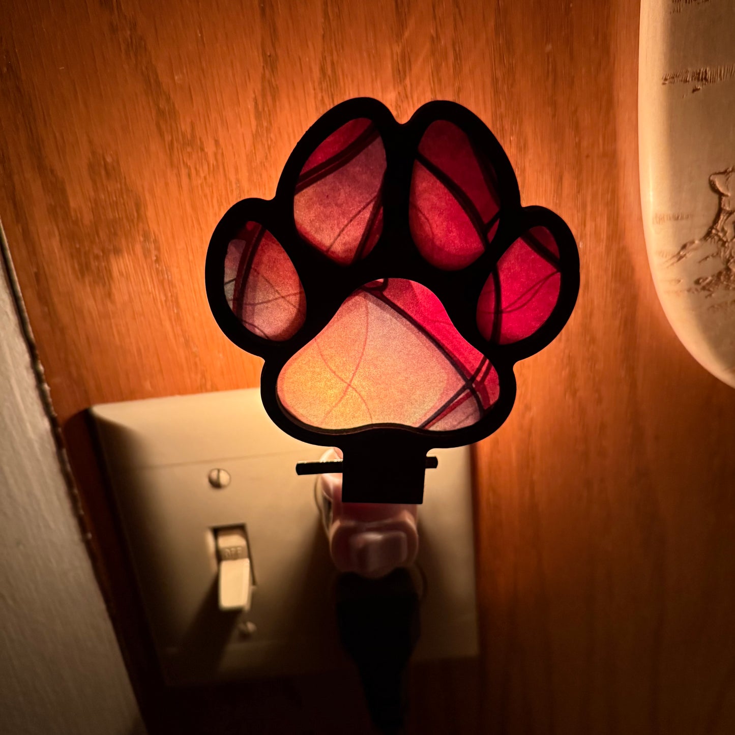 Dog Paw Night Light