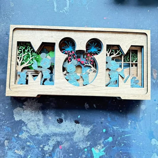 Disney Mom Layered Sign