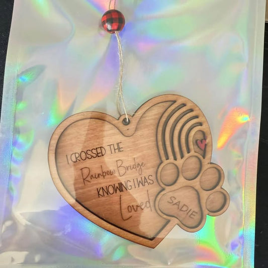 Personalized Rainbow Bridge Ornament