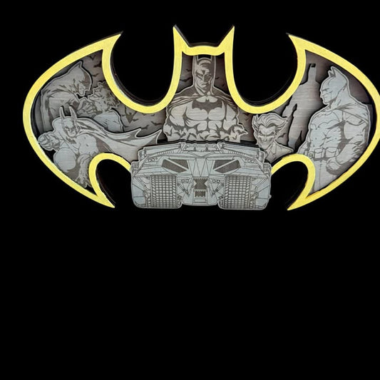 Batman Layered Sign