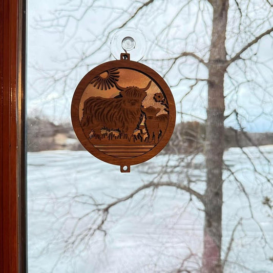 Hyland Cow Suncatcher