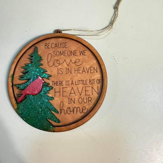 Cardinal Memorial Ornament