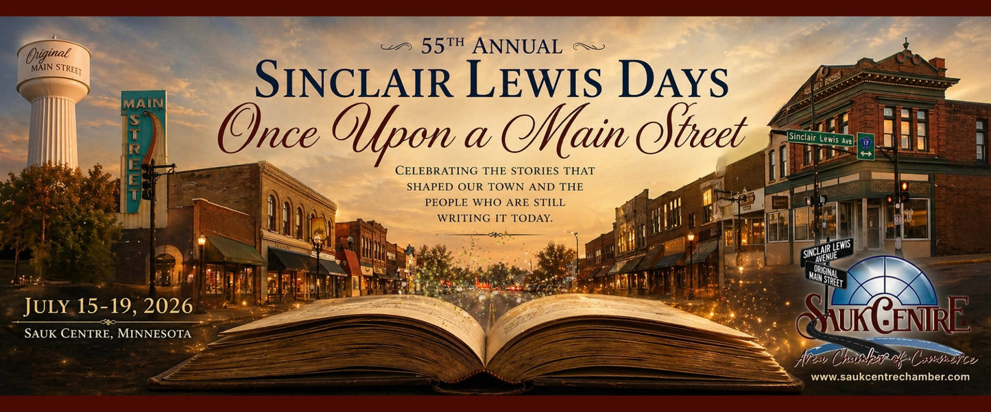 Sinclair Lewis Days Sauk Centre July 18th