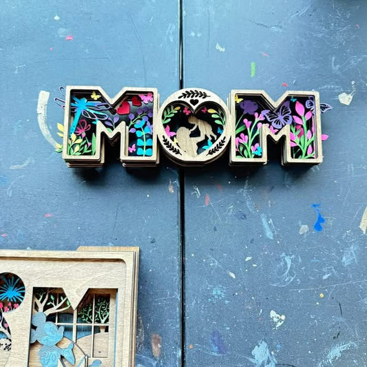 Mom Layered Sign
