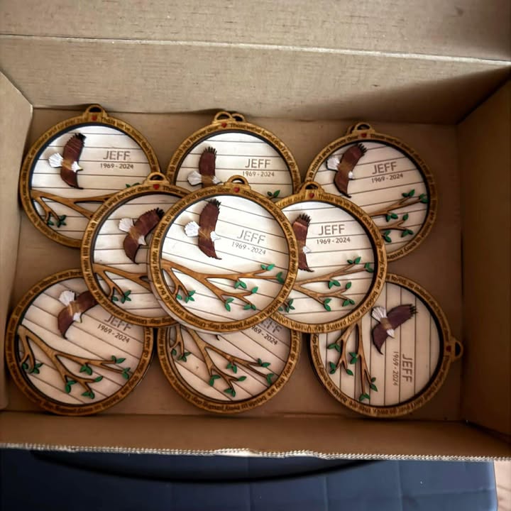 Personalized Eagle Memorial Ornaments