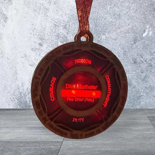 Personalized Lighted Fire Department