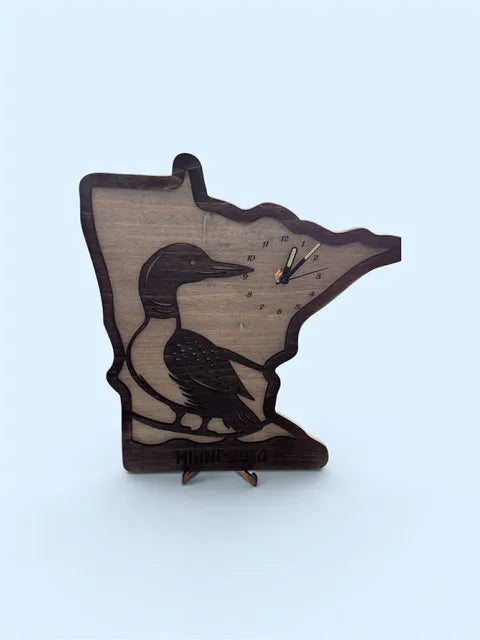 MN Loon Clock